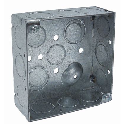 metal stud electrical 4 gang box|4 in. Square Box, Welded, 1.